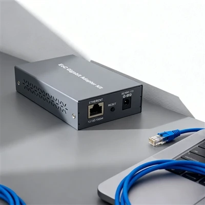Zestaw adaptera Gigabit EoC: rozwiązanie do budowania-szybkich sieci Ethernet...