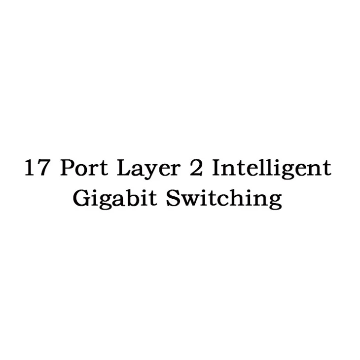 Inteligentne przełączanie gigabitowe w warstwie 2 z 17 portami